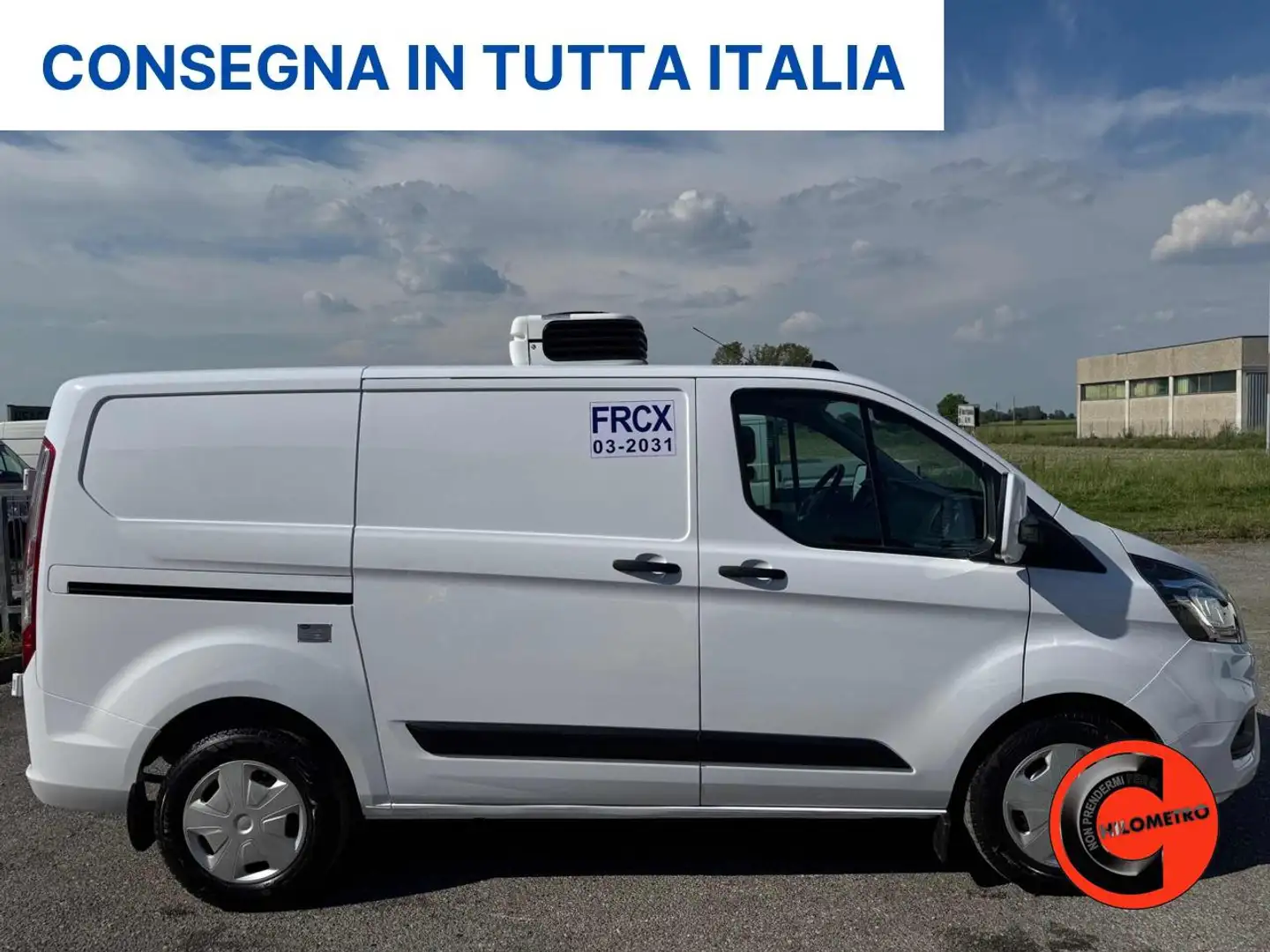 Ford Transit Custom 320TDI L1H1-FRIGO CARIER NUOVO FRCX-20-STRADA RETE Wit - 2