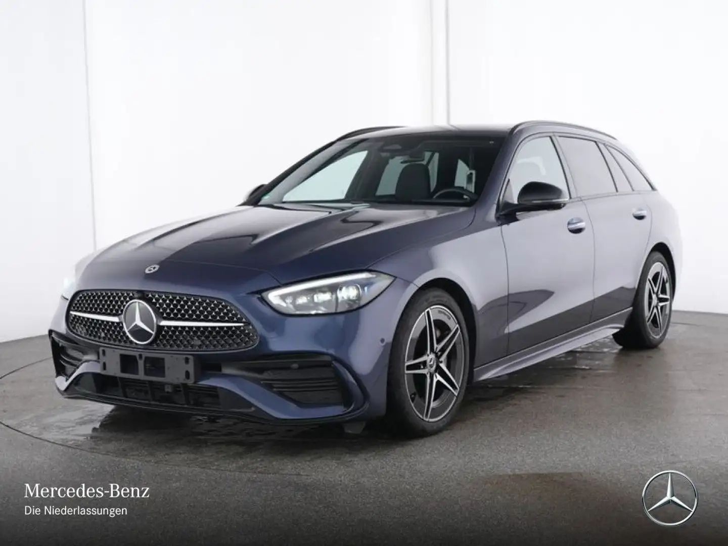 Mercedes-Benz C 300 T 4M AMG+NIGHT+PANO+360+BURMESTER+TOTW+9G Blau - 2