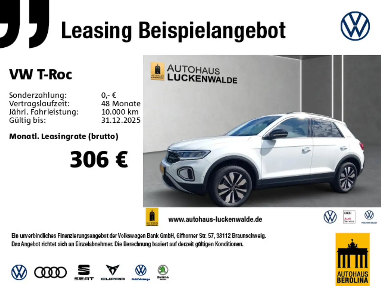 Volkswagen T-Roc 1.5 TSI Goal DSG *ACC*R-CAM*App-Connect* Wit - 1