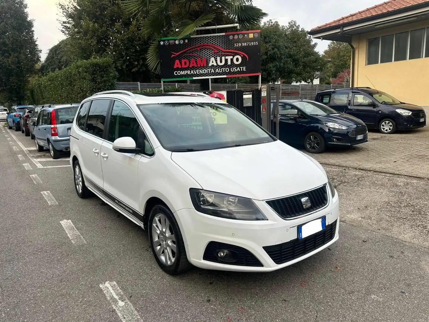 SEAT Alhambra 2.0 TDI CR DPF DSG Reference Blanc - 1
