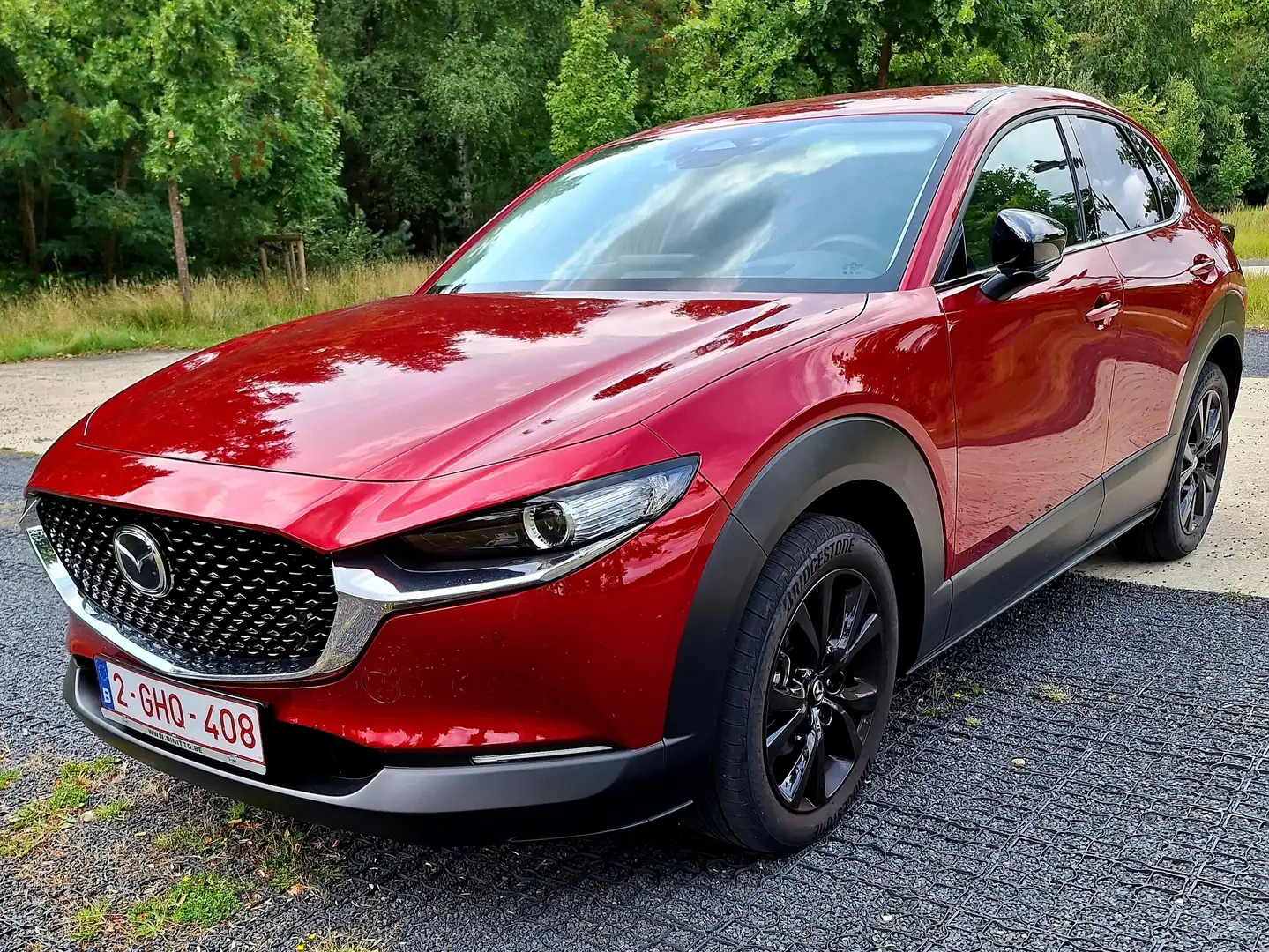 Mazda CX-30 CX-30 e-SKYACTIVE G 122 SKYACTIV-Drive HOMURA Rood - 2