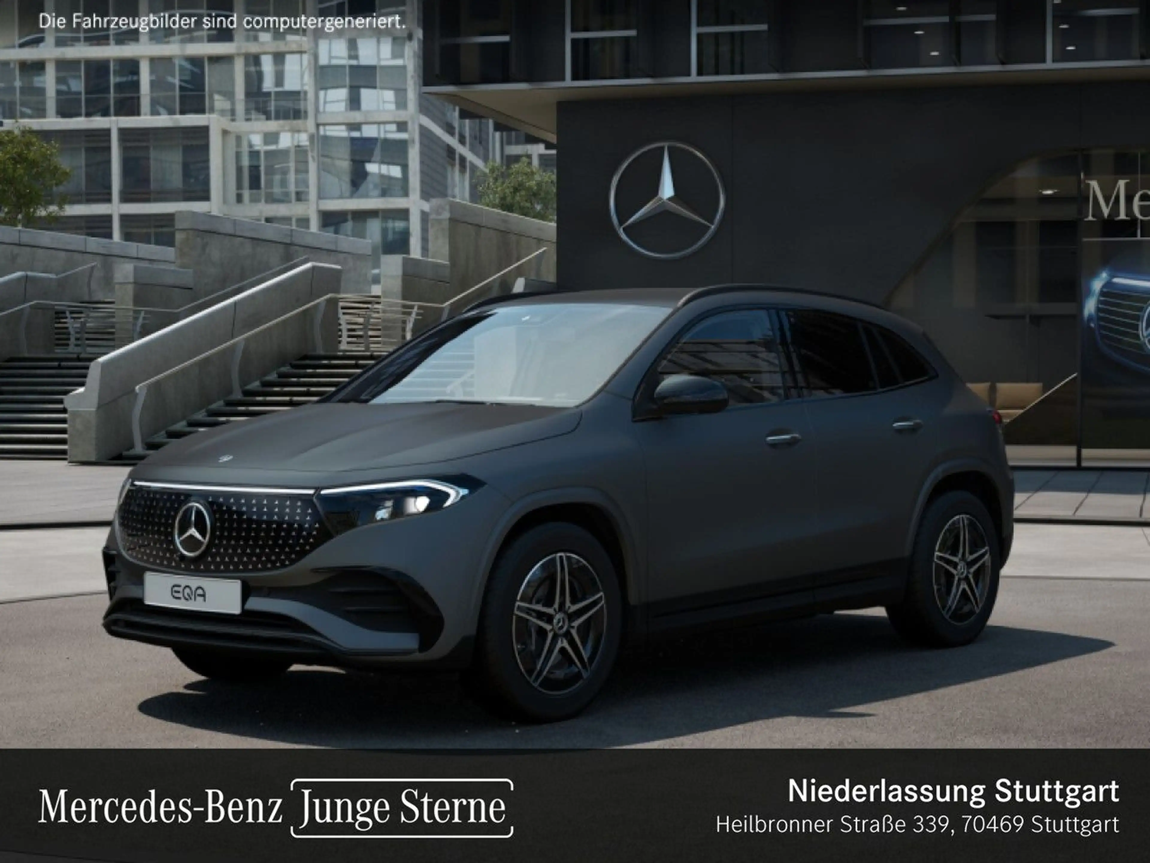 Mercedes-Benz EQA 350 4M AMG+NIGHT+PREMIUM+360+MEMORY+BURMESTER — photo 14