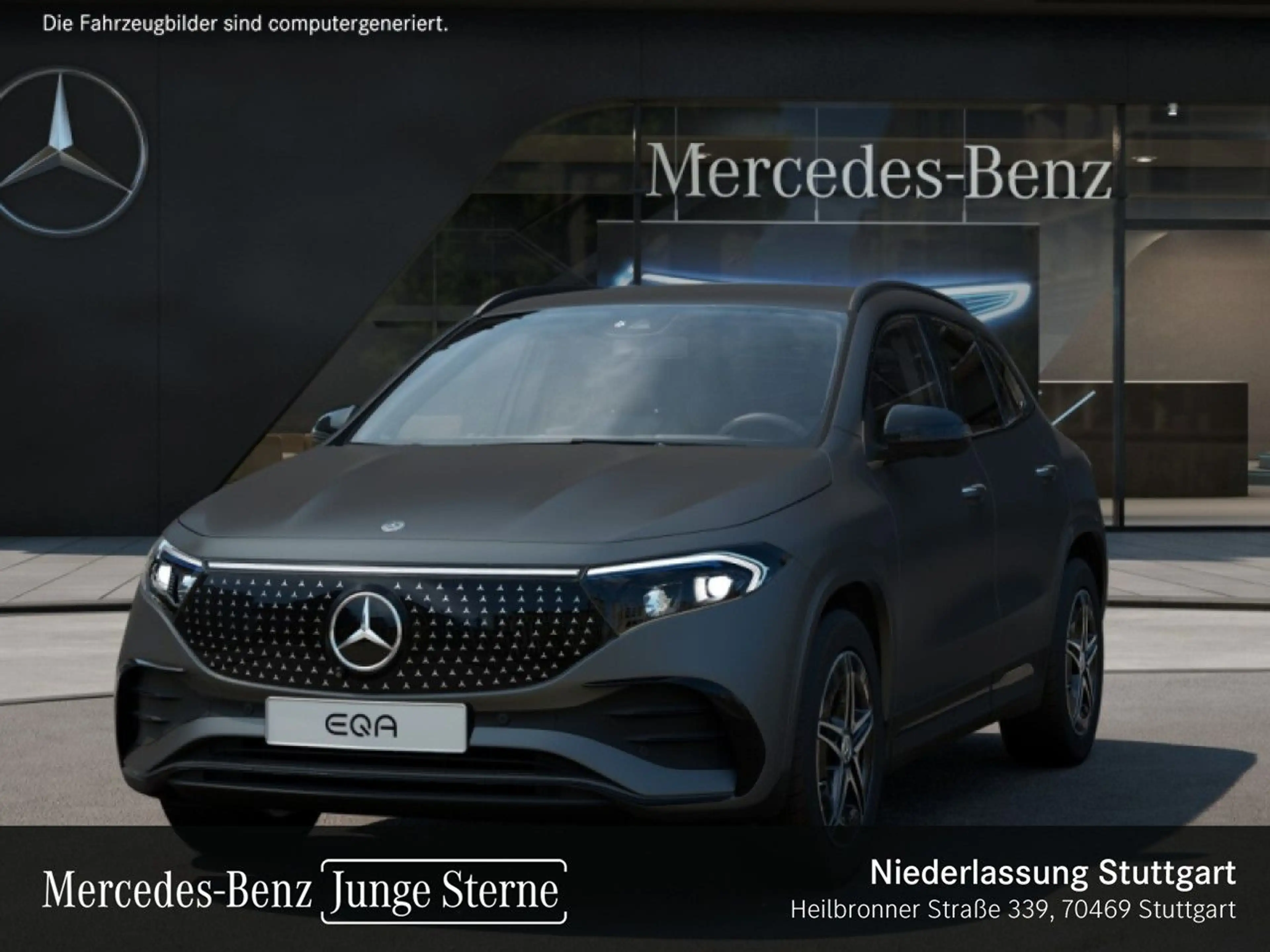 Mercedes-Benz EQA 350 4M AMG+NIGHT+PREMIUM+360+MEMORY+BURMESTER — photo 2