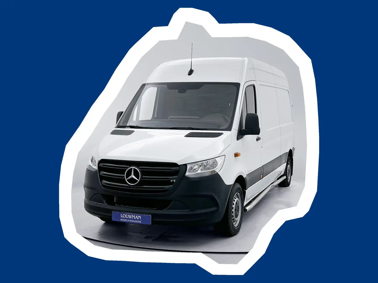 Mercedes-Benz Sprinter 315 1.9 CDI L2H2 FWD Automaat MBUX Trekhaak Achter Wit - 1