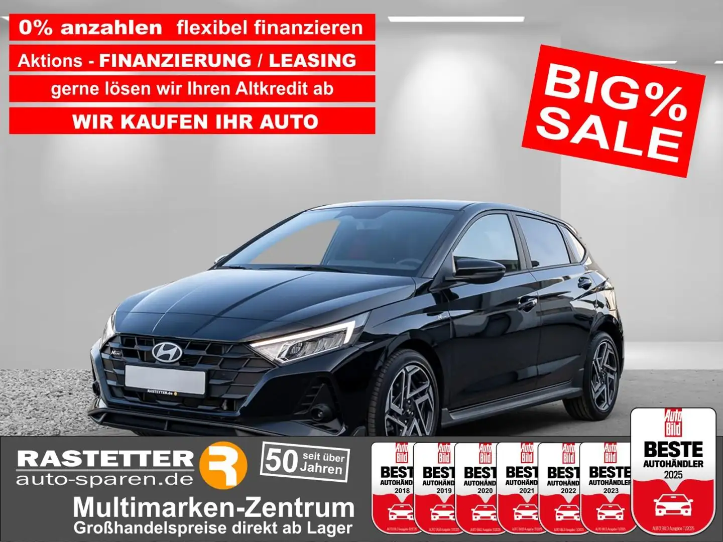 Hyundai i20 DCT N Line 5Jahre+Navi+virtCP+ParkAss+Kamera+SHZ+P Nero - 1