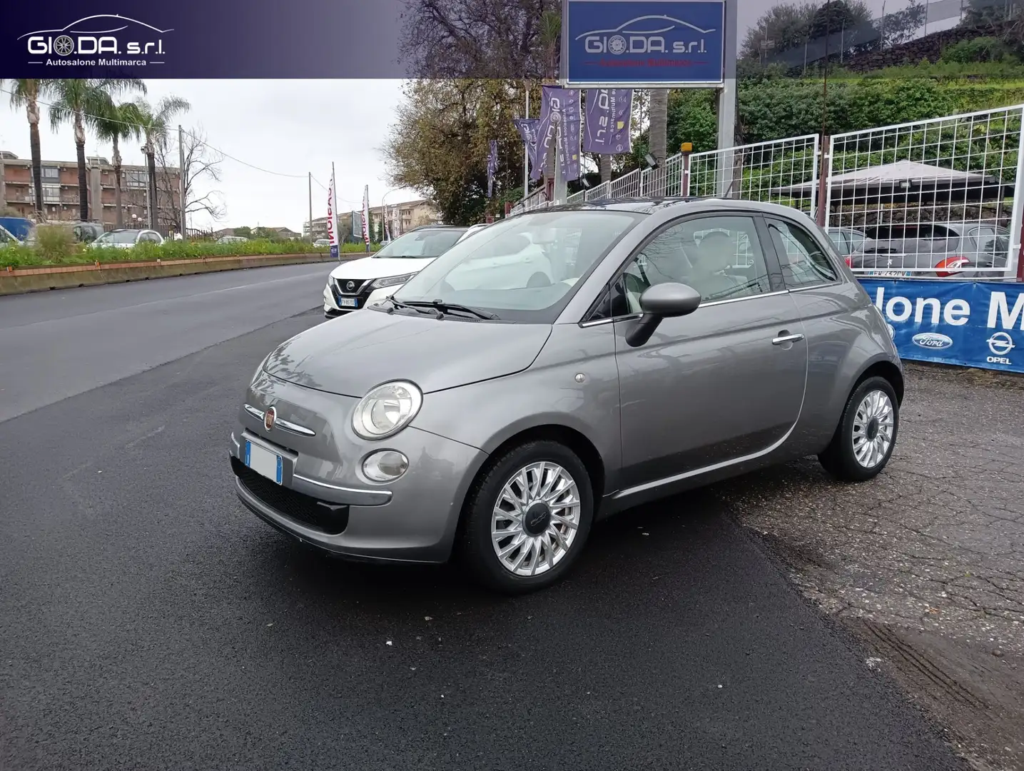 Fiat 500 1.3 Multijet 16V 75 CV Lounge Gris - 1