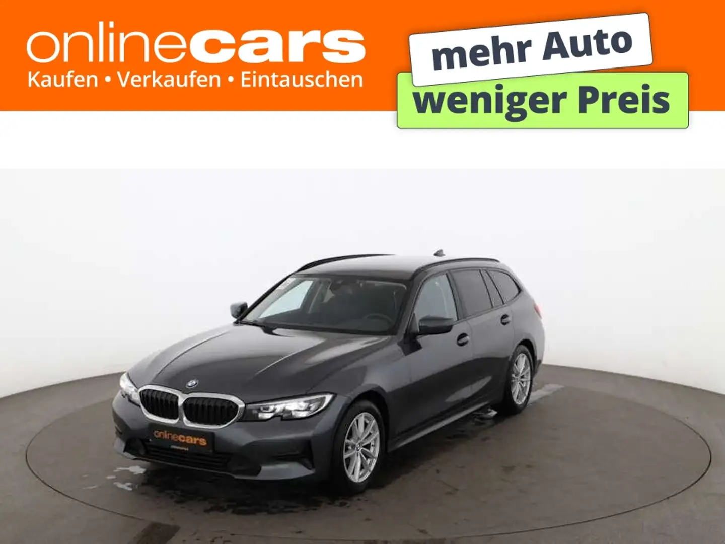 BMW 318 i Touring Advantage Aut LED LEDER NAVI SITZHZG Grau - 1