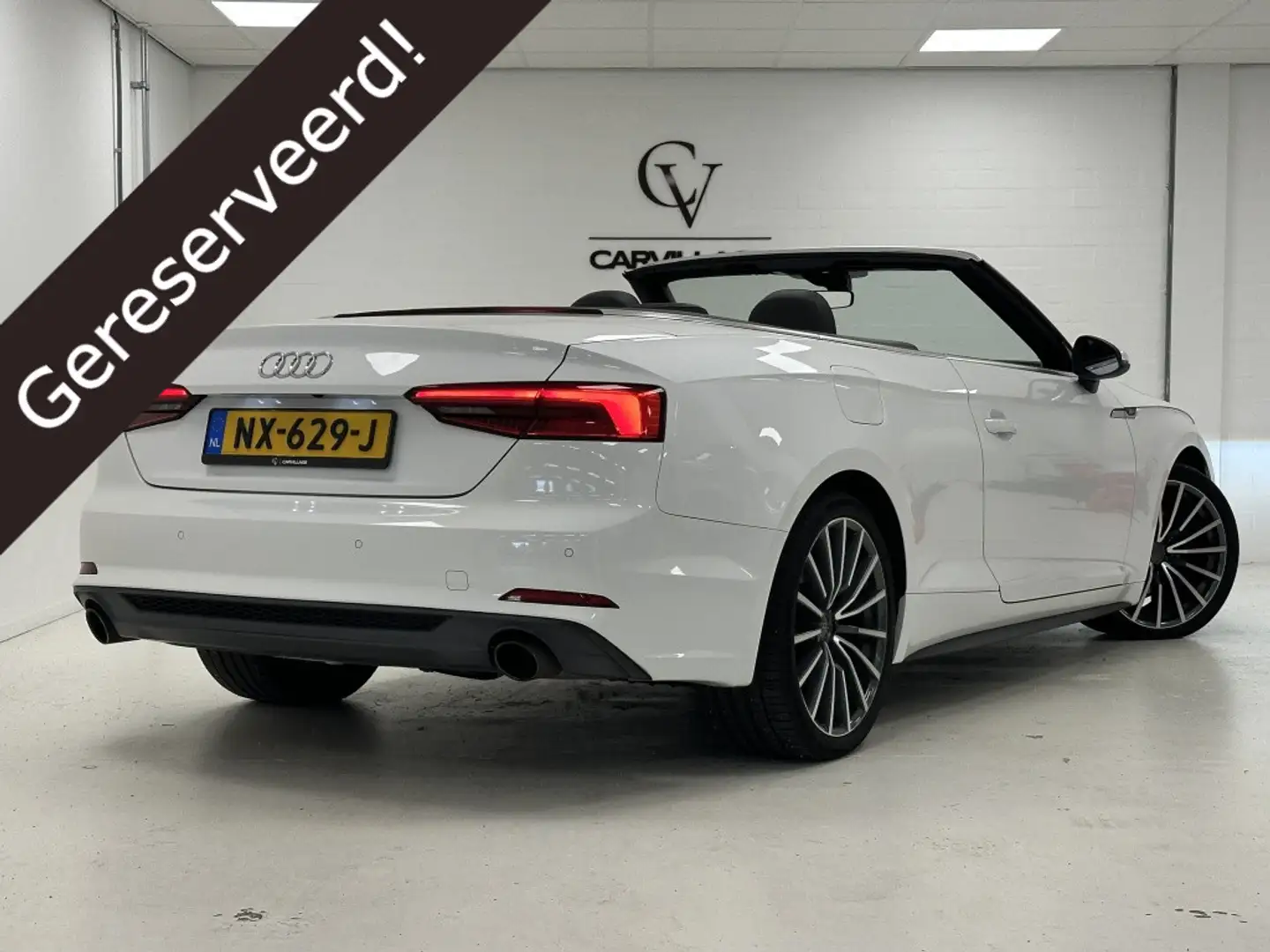Audi A5 Cabriolet 2.0 TFSI S Line Launch ed. 245pk | Nekve Blanc - 2