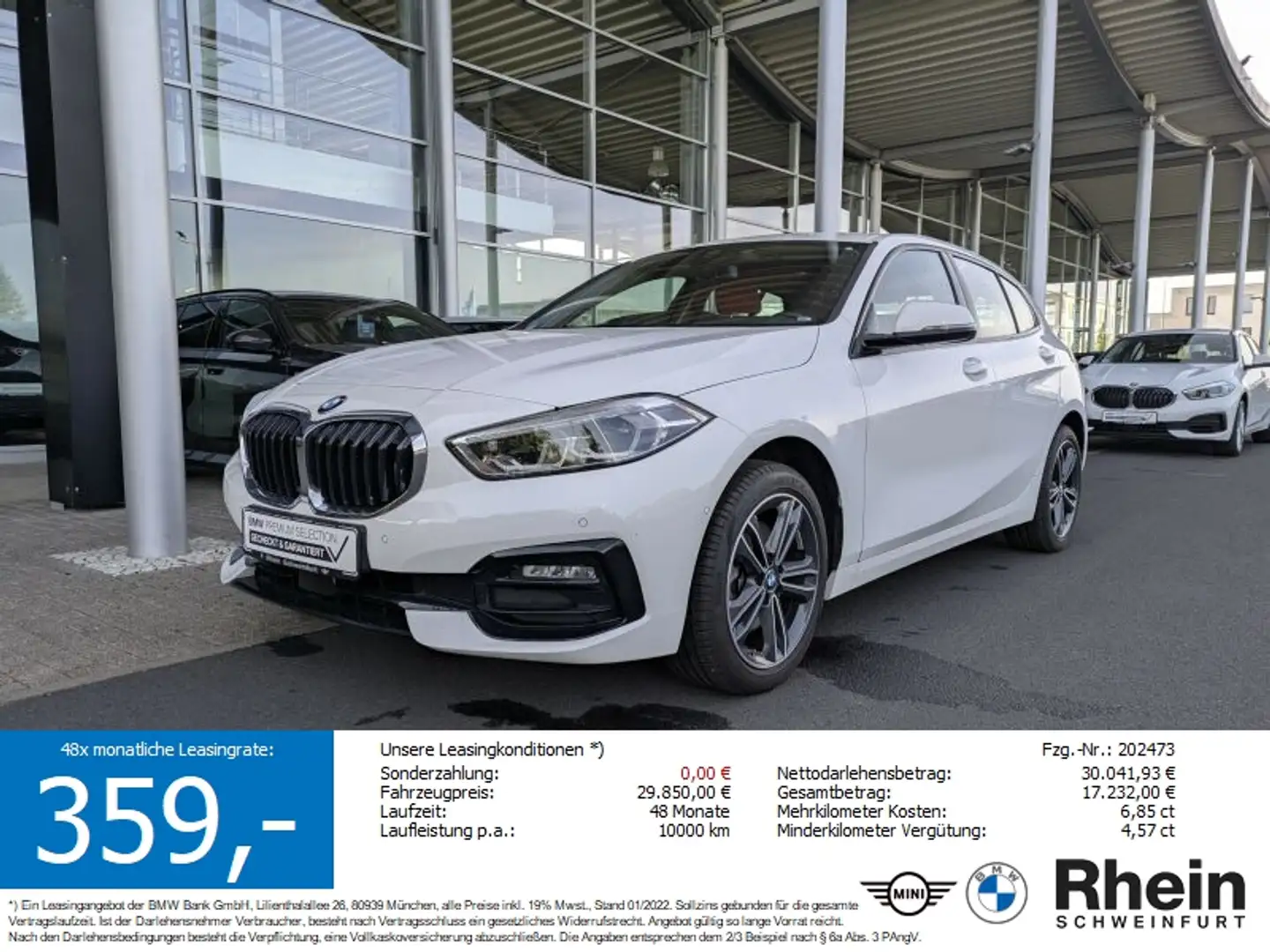 BMW 118 i Sport Line Head-Up. elektr. Memorysitze Blanc - 1