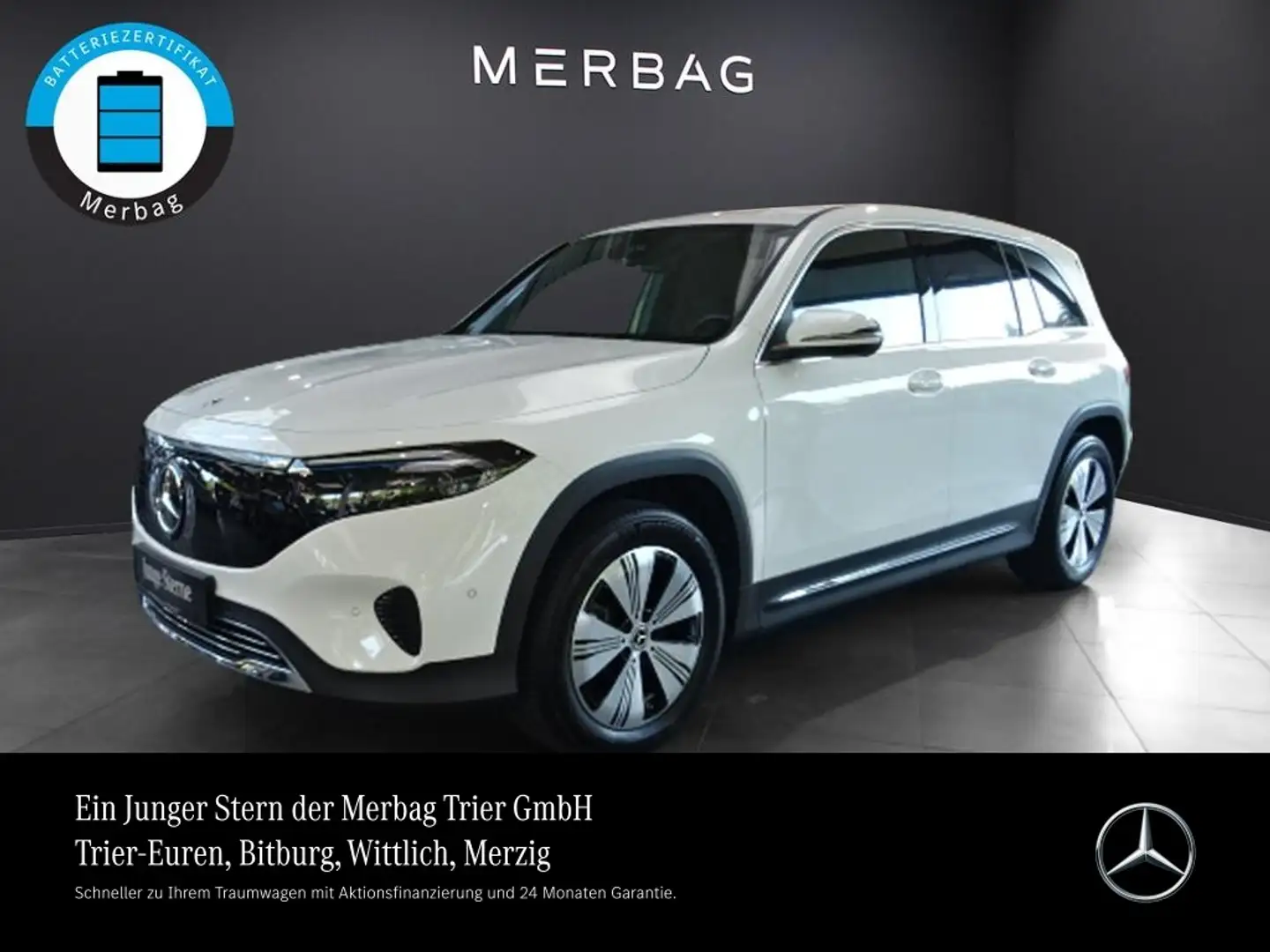 Mercedes-Benz EQB 300 4M *Progressive Advanced Distronic Totwi Blanc - 1