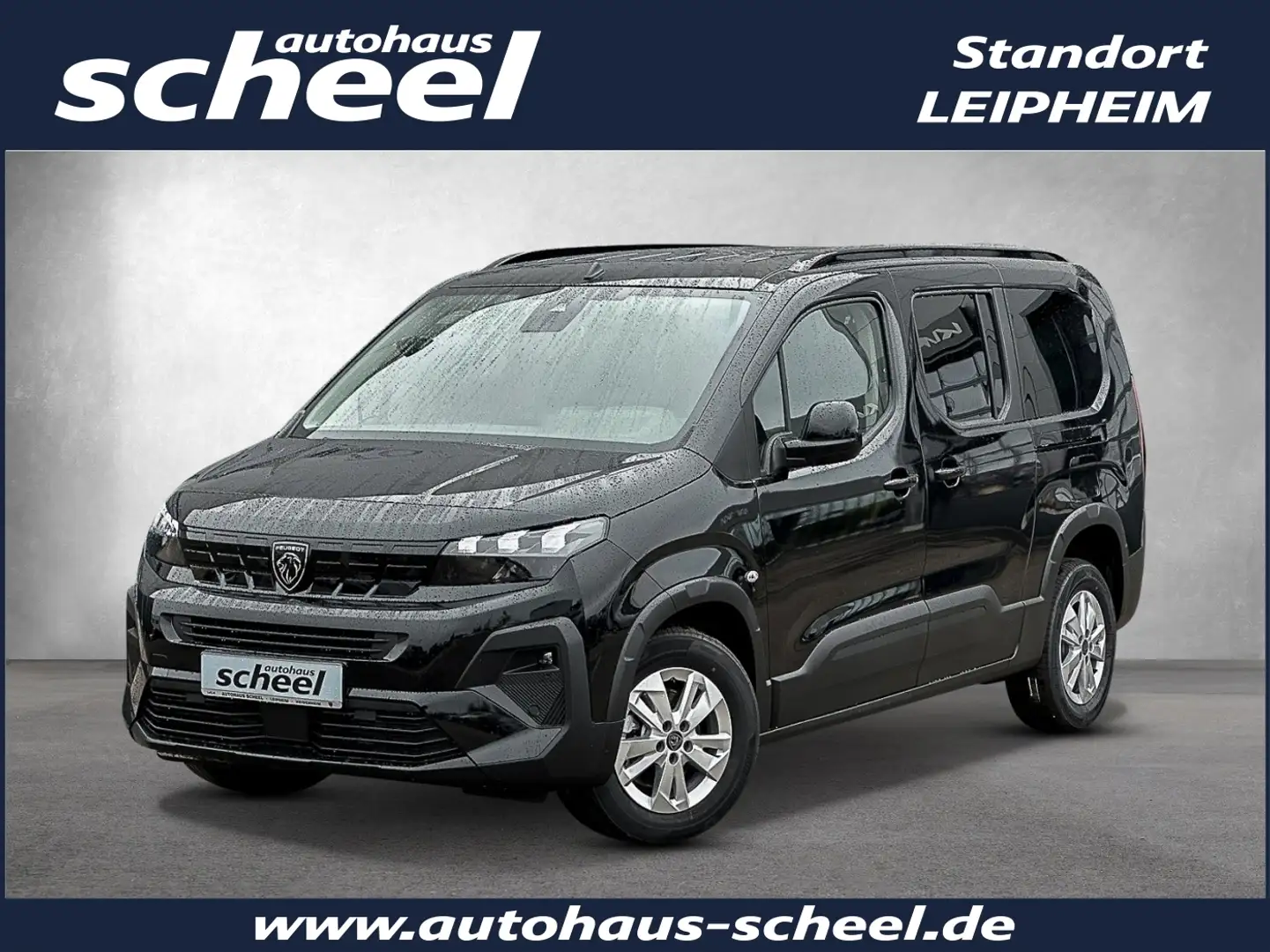 Peugeot Rifter L2 1.5 BHDI 130 AT Allure Kam./AUT/LED/LM Schwarz - 1
