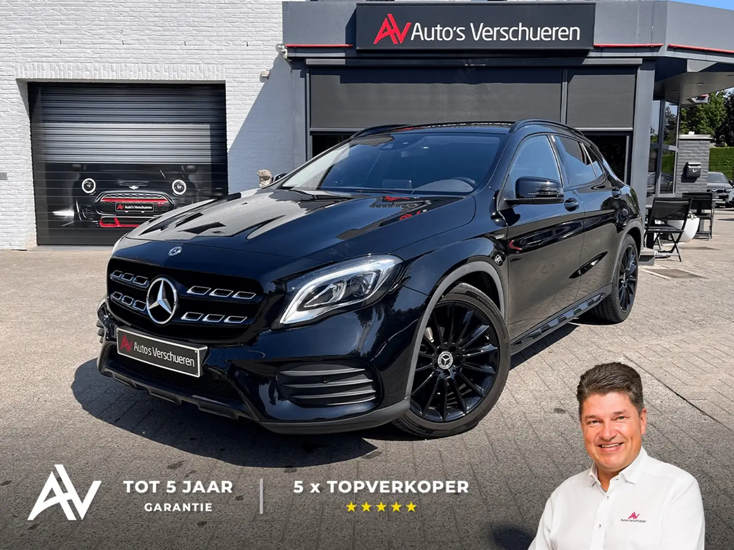 Mercedes-Benz GLA 180 AMG-Line 7G-Tronic ** Nightpack | Camera | Leder Černá - 1