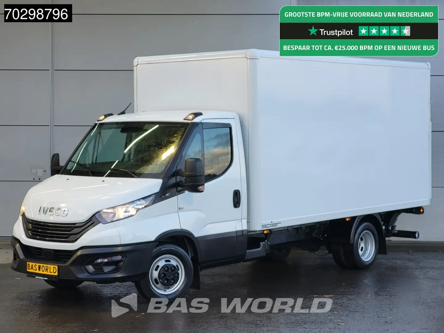 Iveco Daily 35C16 Laadklep Dubbellucht Bakwagen 160PK Airco Eu Blanc - 1