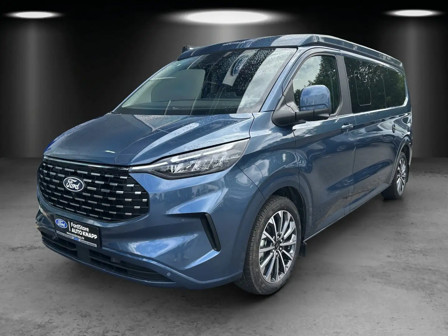 Ford Nugget Camper 320L2 170PS 360°Kamera ACC LED Blu/Azzurro - 1