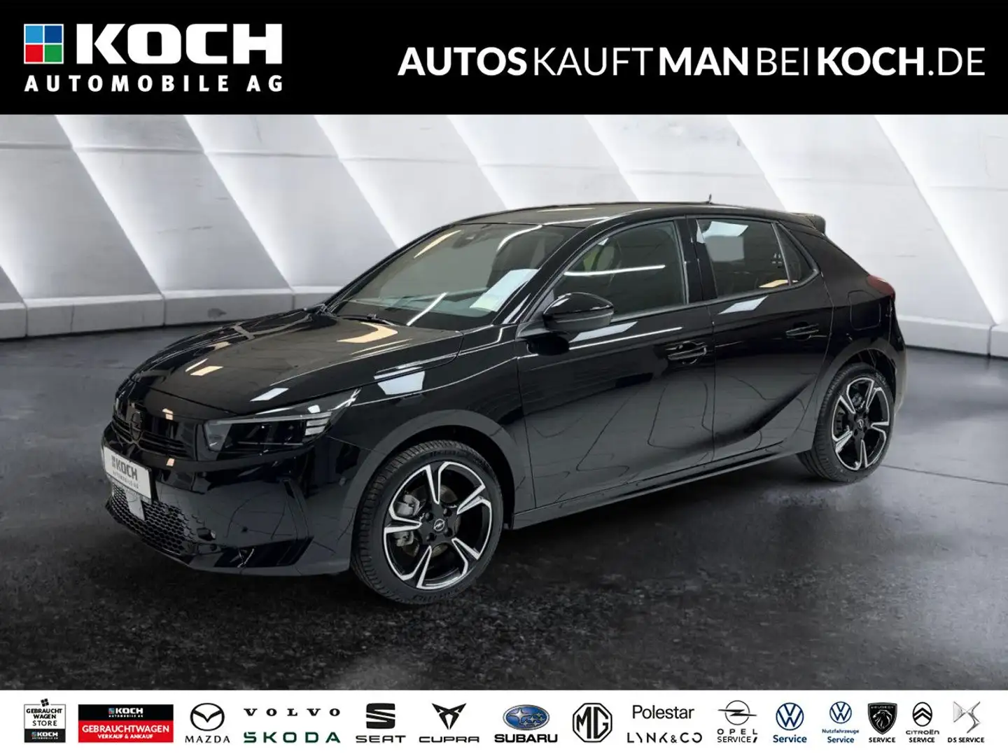 Opel Corsa 1.2 GS-Line AT Klimaat. LED LM Sitzh.Temp Noir - 1