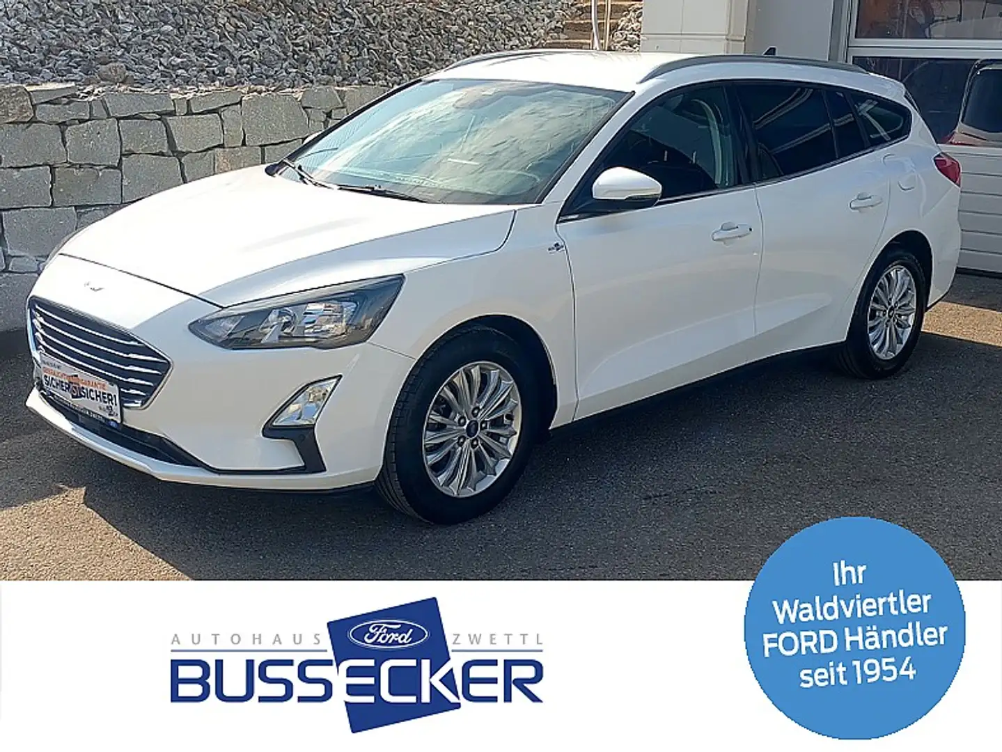 Ford Focus Traveller 1,5 EcoBlue Titanium X Blanc - 1