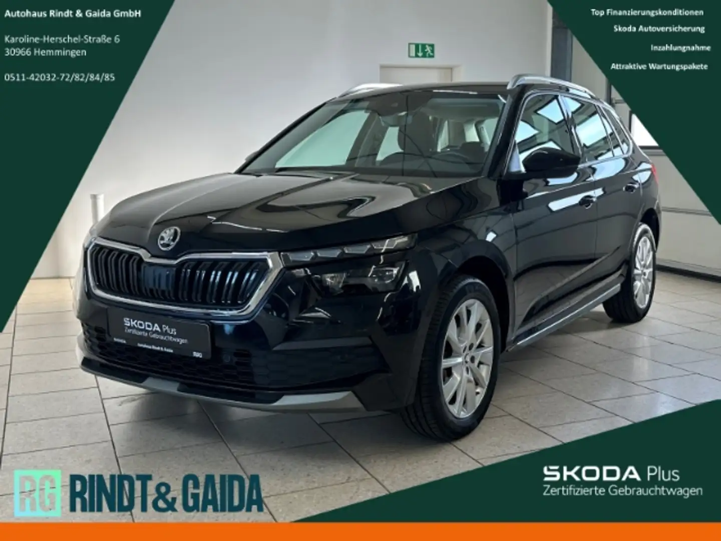 Skoda Kamiq 1.5 TSI DSG Style Kamera ACC LED SideAssist Schwarz - 1