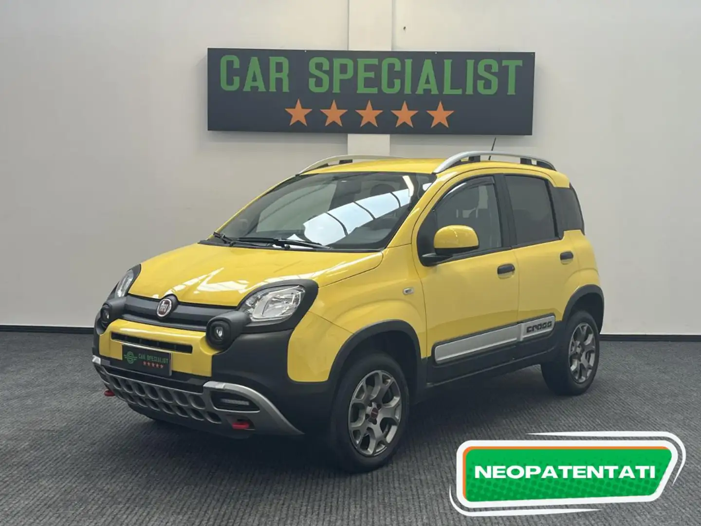 Fiat Panda 0.9 TwinAir Turbo S&S 4x4 Cross TAGLIANDI Giallo - 1