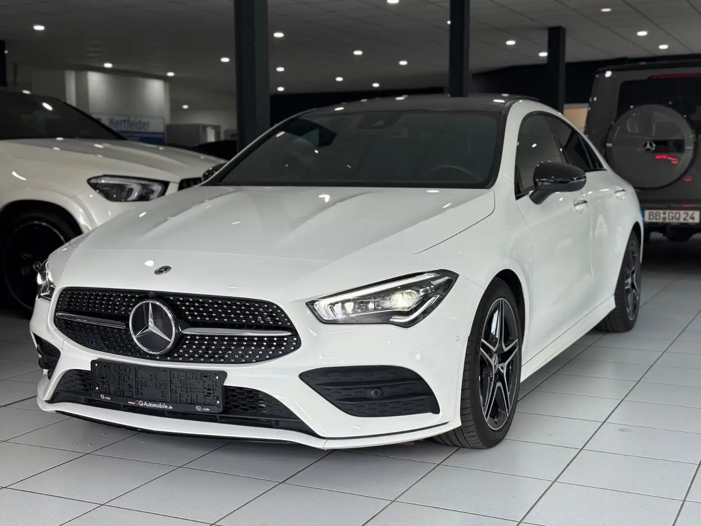 Mercedes-Benz CLA 200 d*AMG-LINE*PANO*360*MBEAM*KEYLESS*CARPLAY Blanco - 1