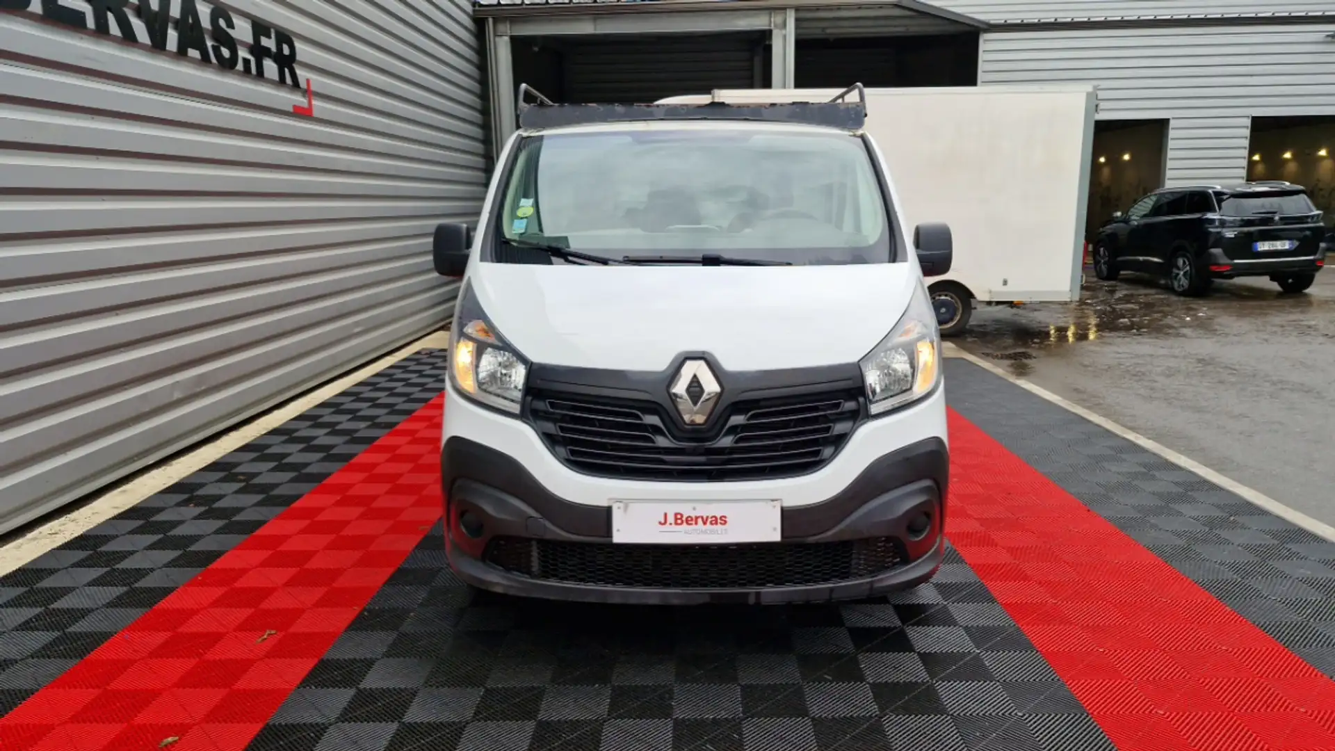 Renault Trafic FOURGON l1h1 1000 kg dci 95 e6 stopstart grand con Blanc - 2