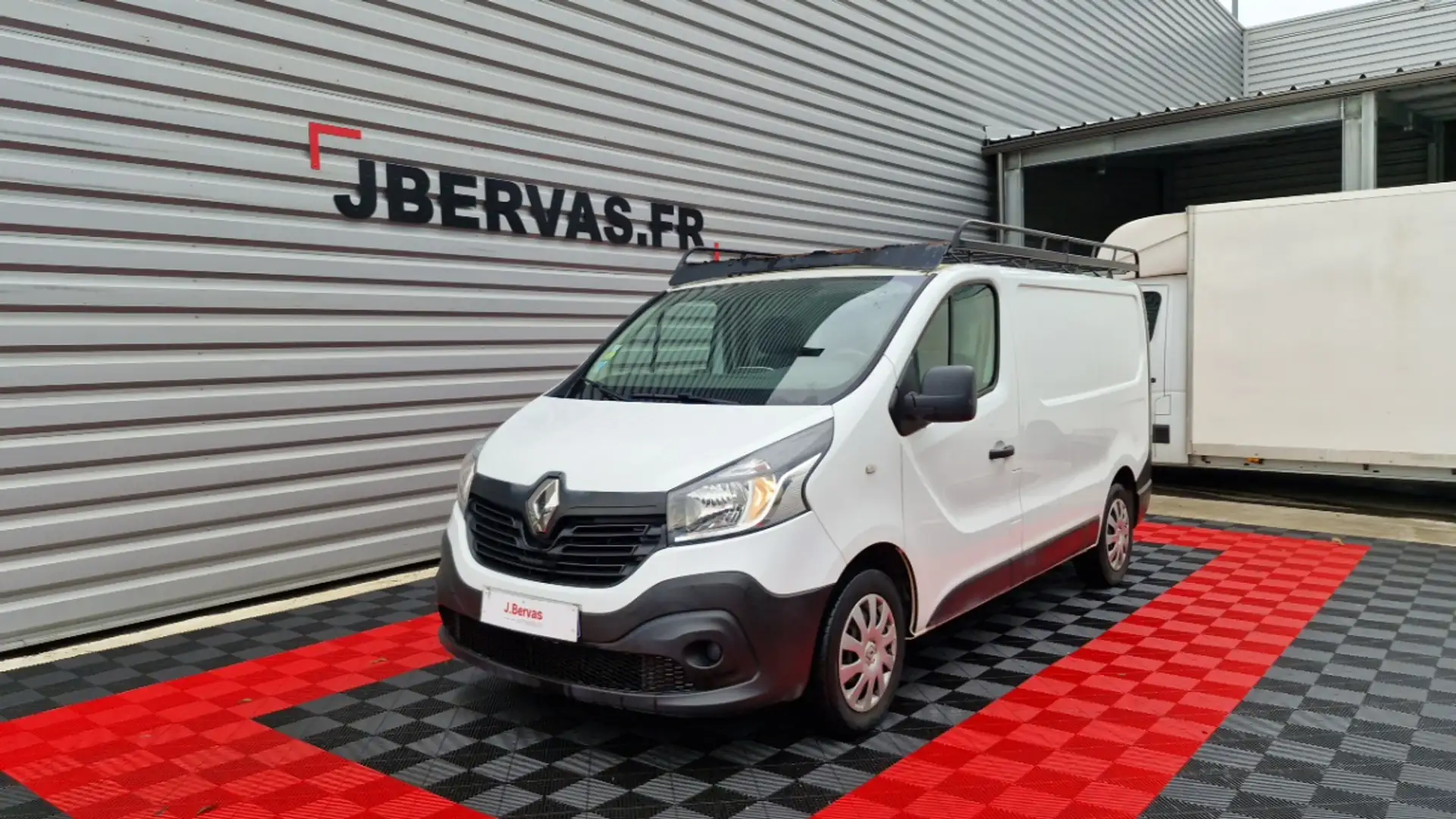 Renault Trafic FOURGON l1h1 1000 kg dci 95 e6 stopstart grand con Blanc - 1
