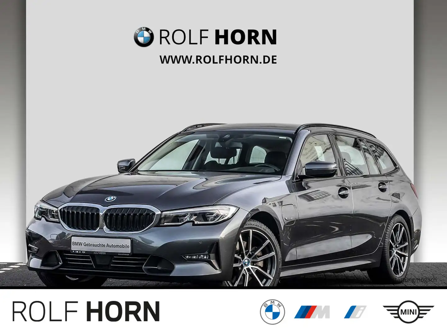 BMW 320 e xDrive Touring Sport Line Laser HeadUp AHK. Grau - 1