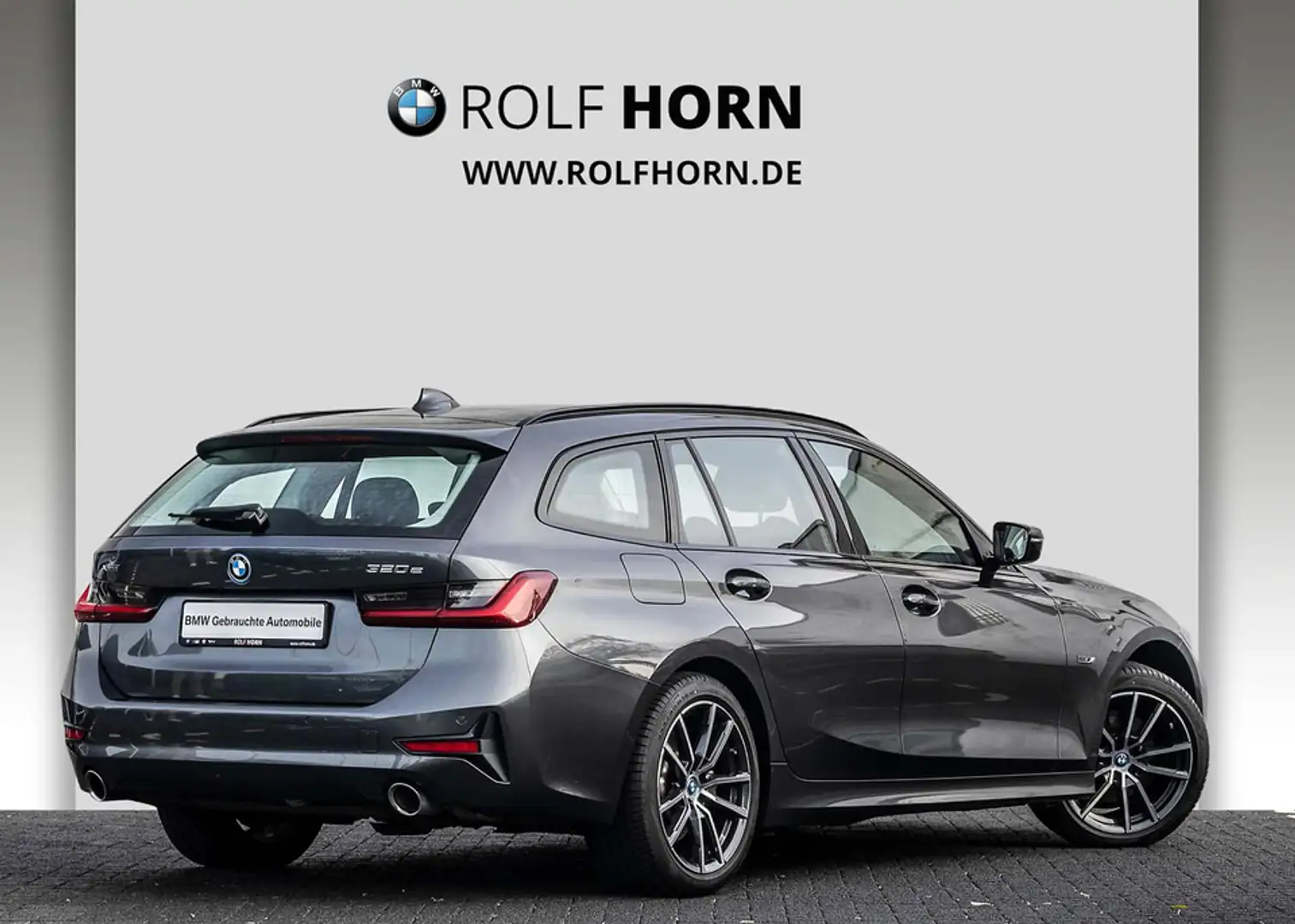 BMW 320 e xDrive Touring Sport Line Laser HeadUp AHK. Grau - 2