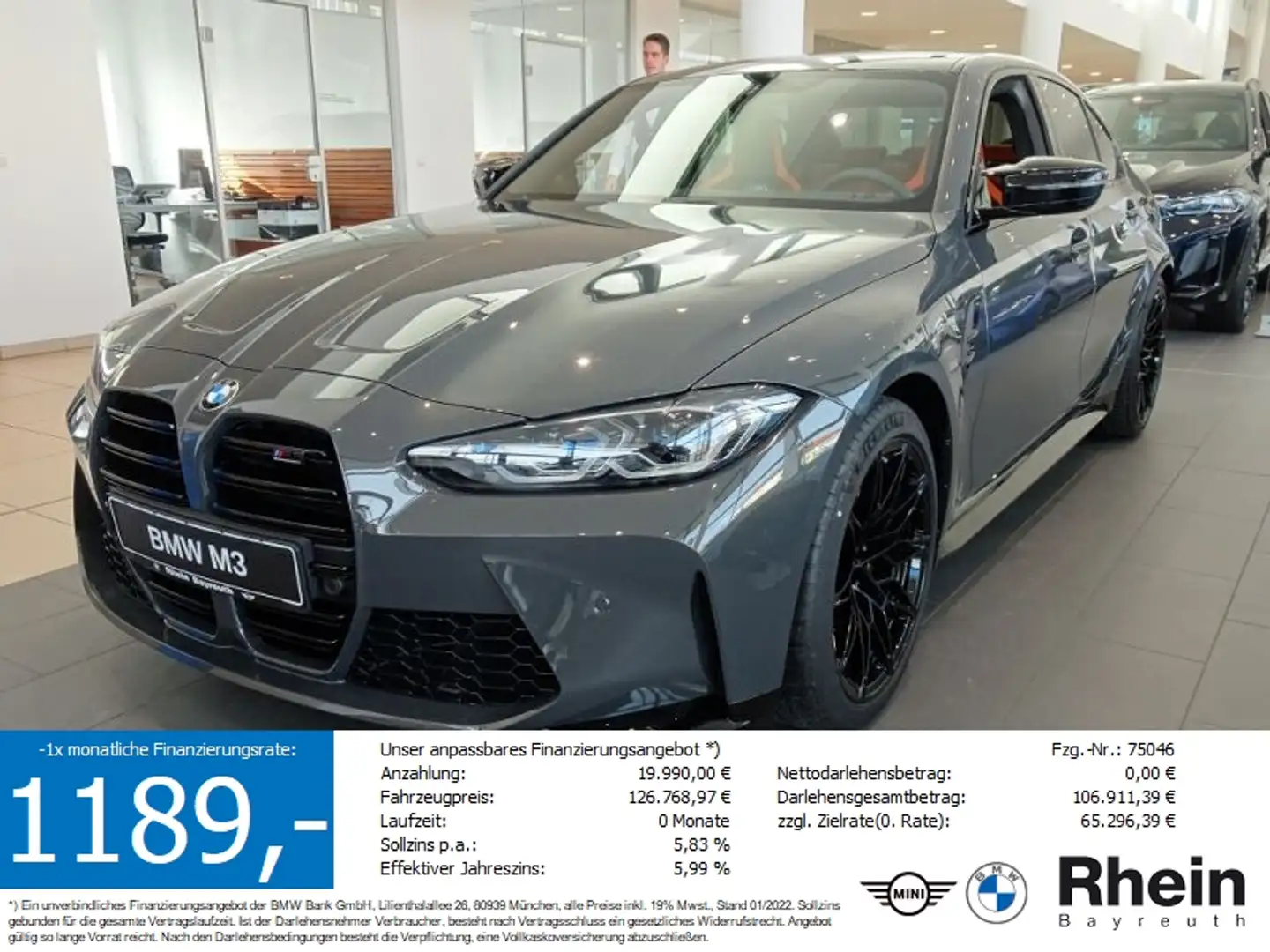 BMW M3 Competition M xDrive Gris - 1