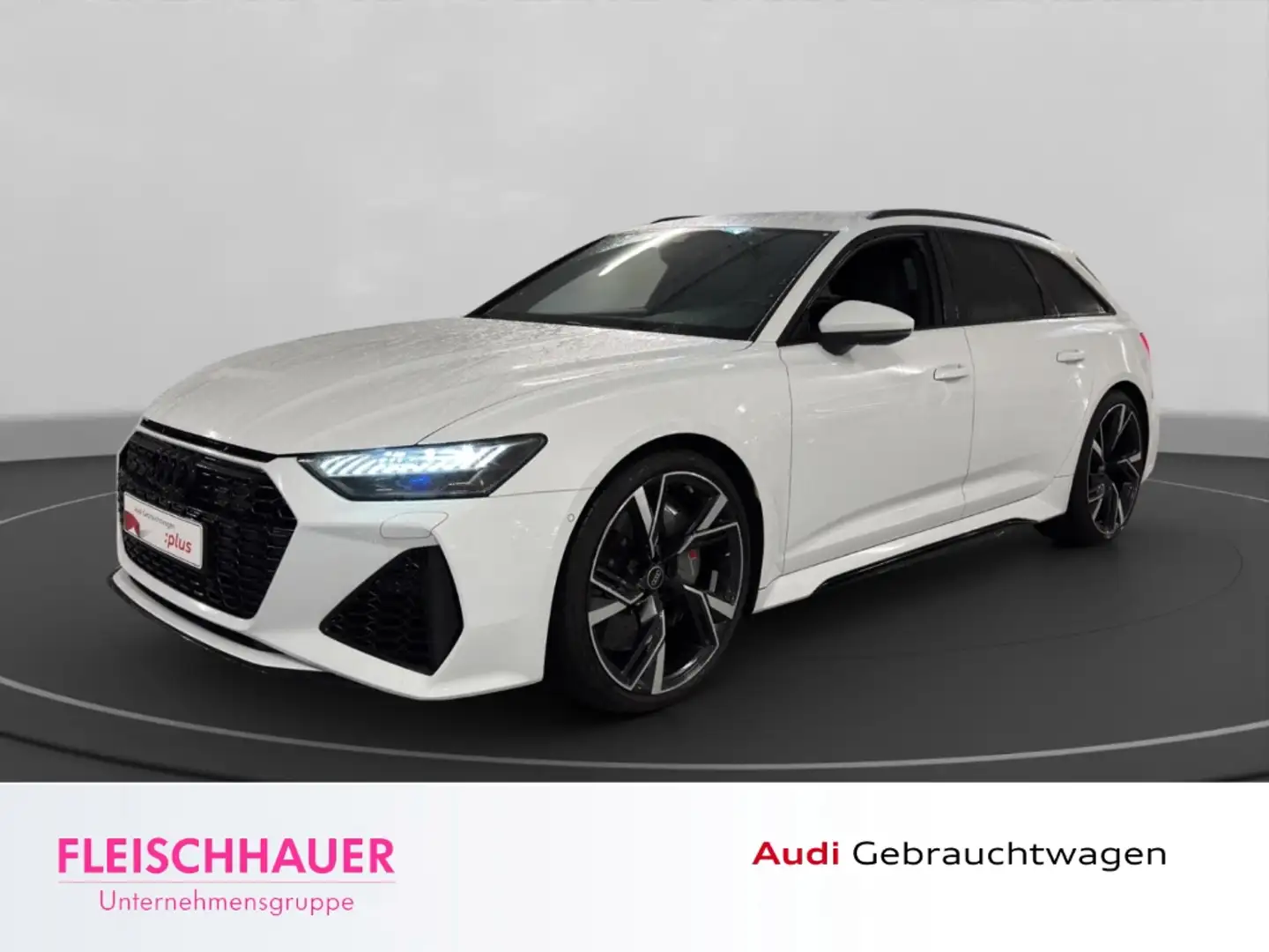 Audi RS6 Avant 4.0 TFSI qu. Laser+Keramik+305+22''+B&O+Dyna Weiß - 1