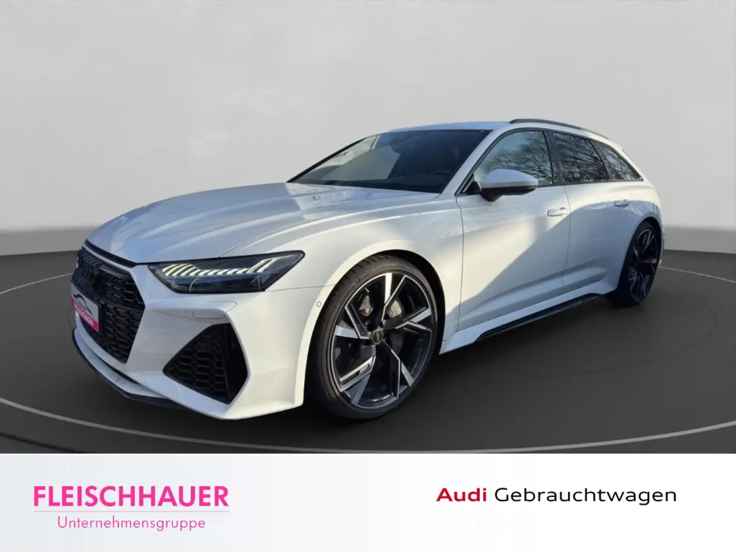 Audi RS6 Avant 4.0 TFSI qu. Laser+Keramik+305+22''+B&O+Dyna Weiß - 1