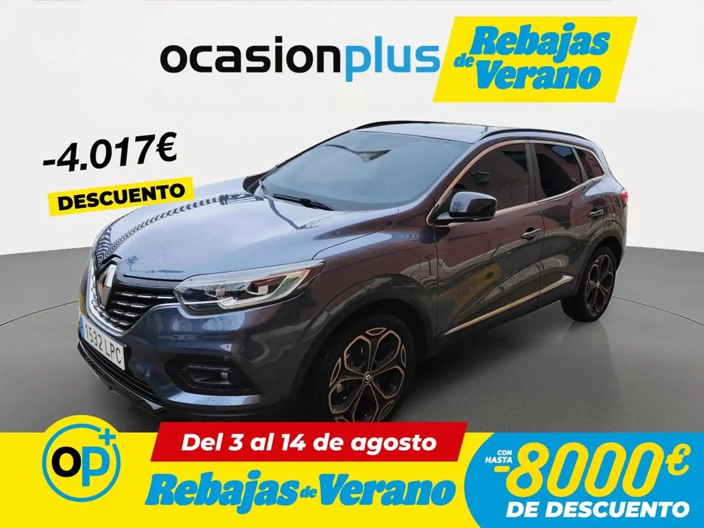 Renault Kadjar 1.3 TCe GPF Black Edition EDC 117kW Gris - 1