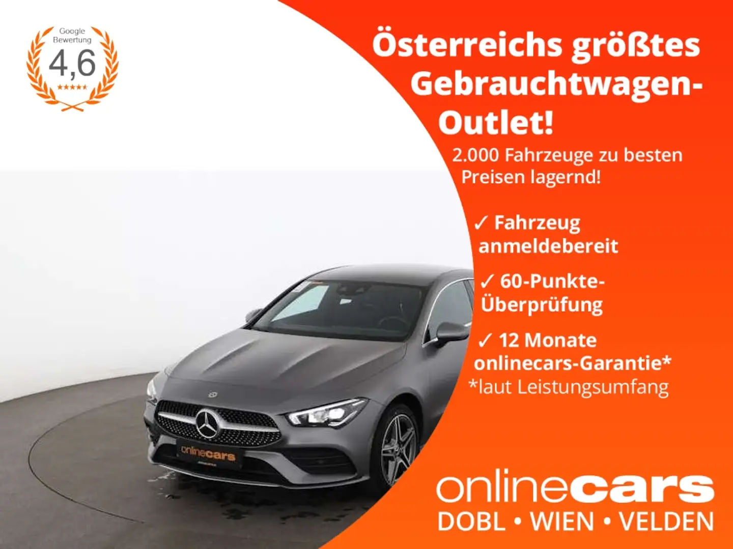 Mercedes-Benz CLA 250 e AMG Line Aut LED NAVI SITZHZG ASSIST Grau - 1