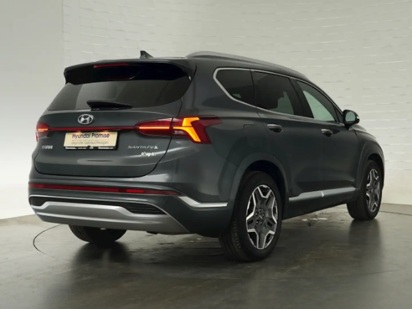Hyundai SANTA FE T-GDI SIGNATURE PHEV 4WD SEVEN AT+VOLL LED+NAVI+36 Gris - 2