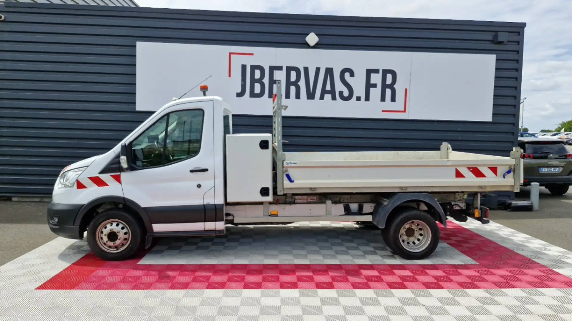 Ford Transit P350 l3 2.0 ecoblue 170 trend BENNE + COFFRE Blanc - 2