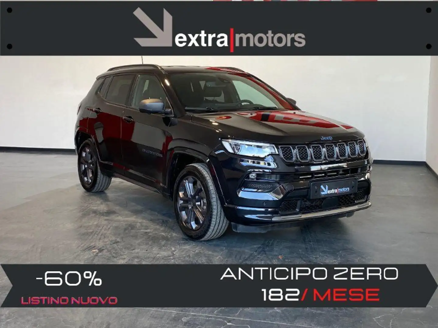 Jeep Compass 1.3 TURBO T4 PHEV 4XE 80° ANNIVERSARIO Schwarz - 1