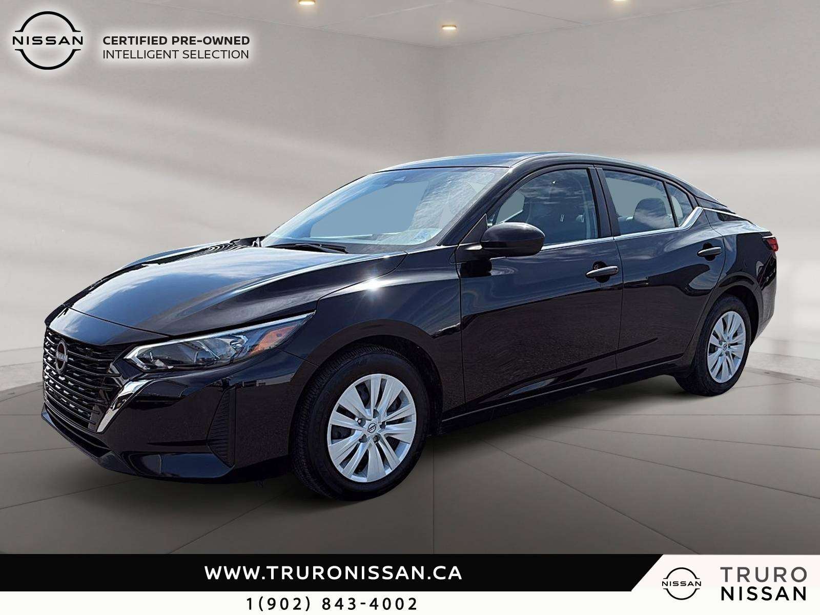 Black 2024 Nissan Sentra Sedan Front-Wheel Drive 6-Speed Manual