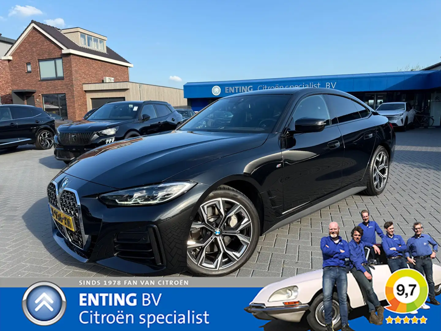 BMW 430 4-serie Gran Coupé 430i High Executive NAVI HEAD U Zwart - 1