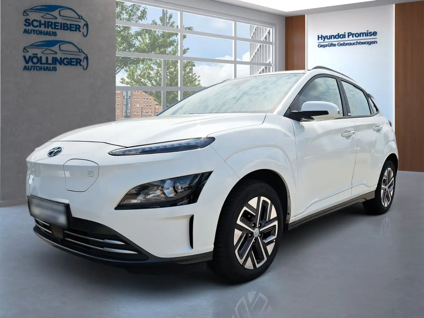 Hyundai KONA Elektro Weiß - 1