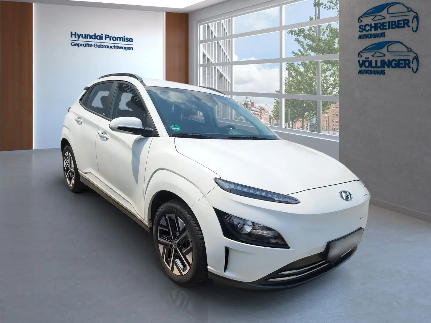 Hyundai KONA Elektro Weiß - 2