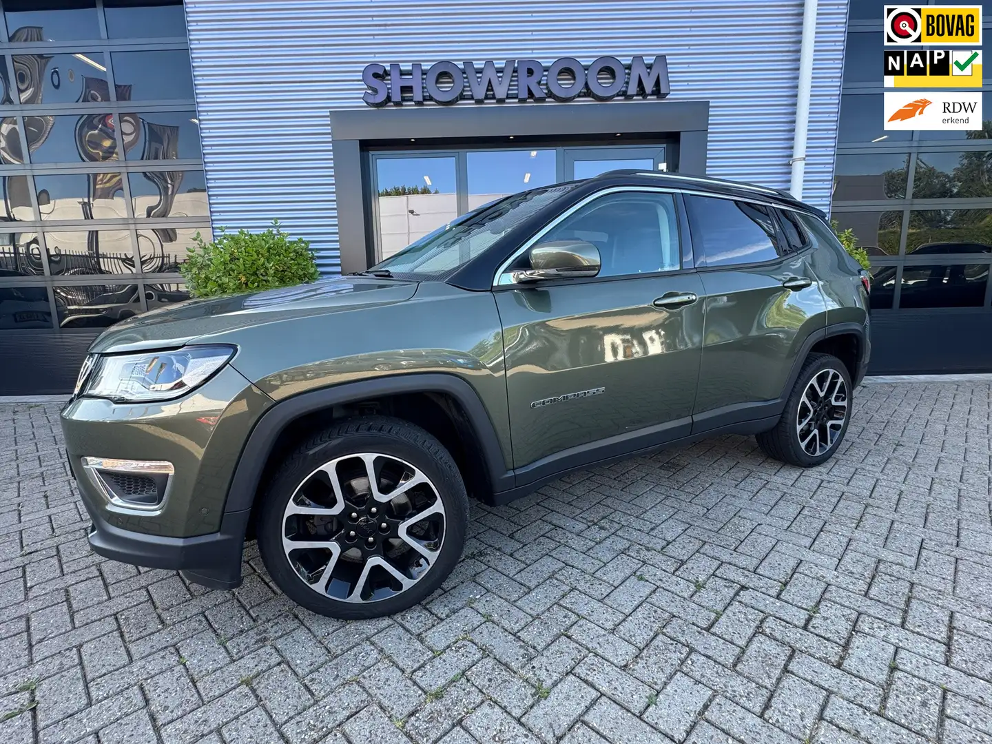 Jeep Compass 1.4 MultiAir Limited 4x4 Apple Carplay|Beats Audio Groen - 1