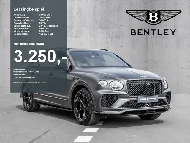 Bentley Bentayga S V8 Anthracite Satin, 4 + 1 Seat Confi
