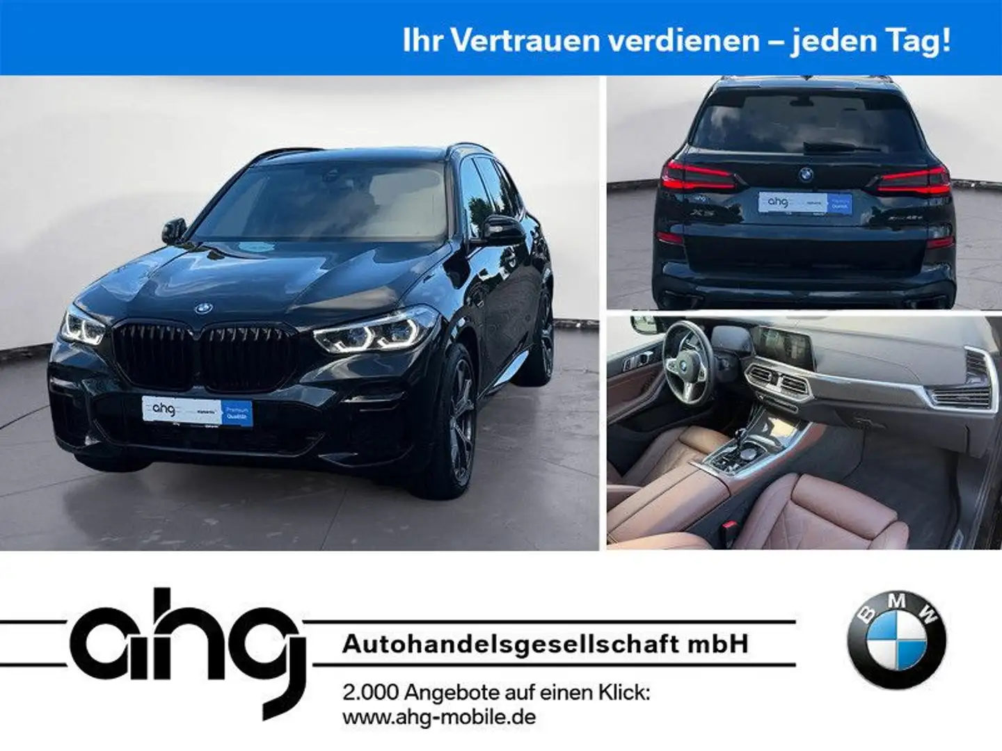 BMW X5 xDrive45e M Sport Laserlicht Head-Up Komforts Schwarz - 1