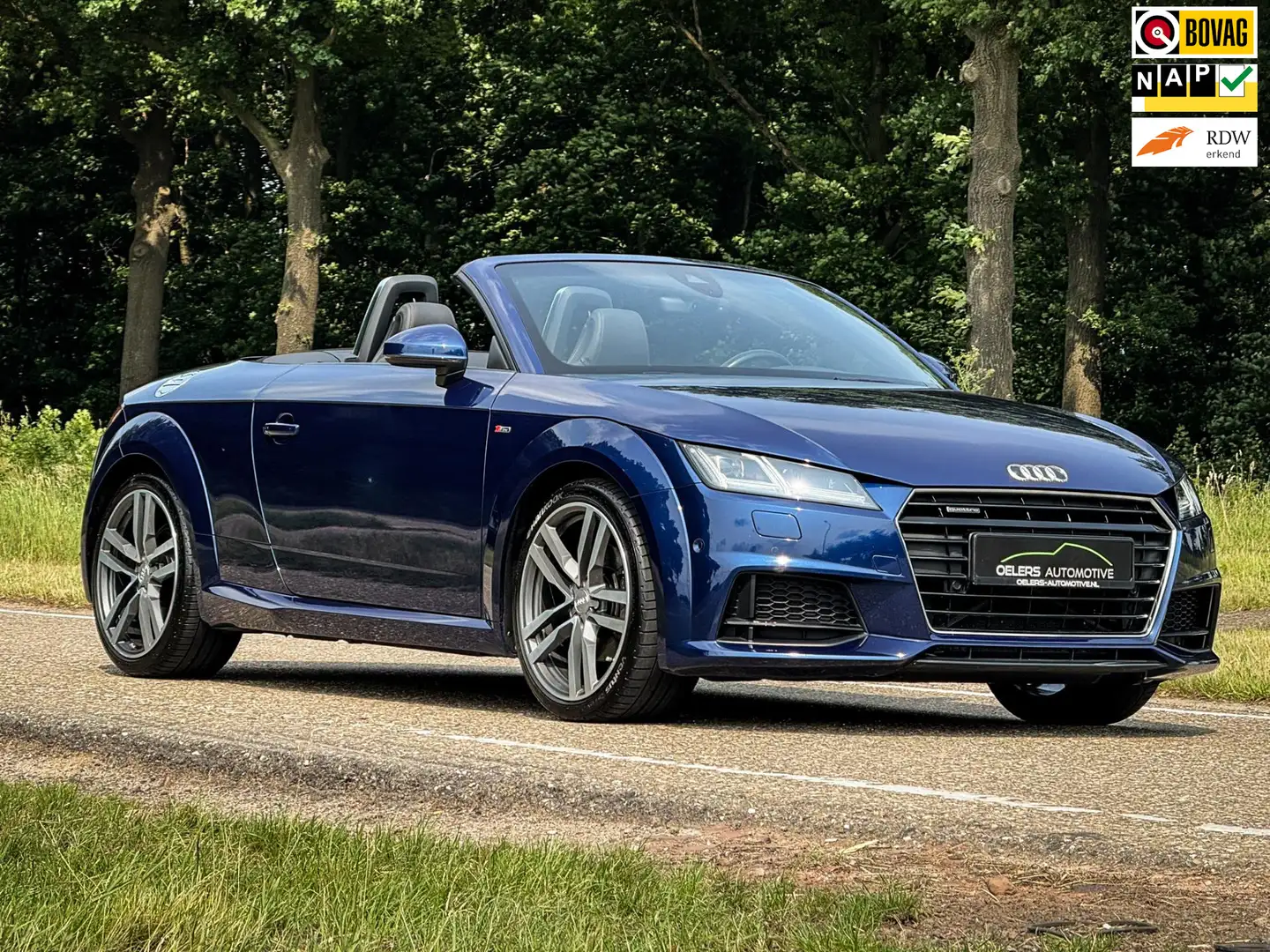 Audi TT Roadster 2.0 TFSI quattro S-Line | Virtual cockpit Blauw - 1