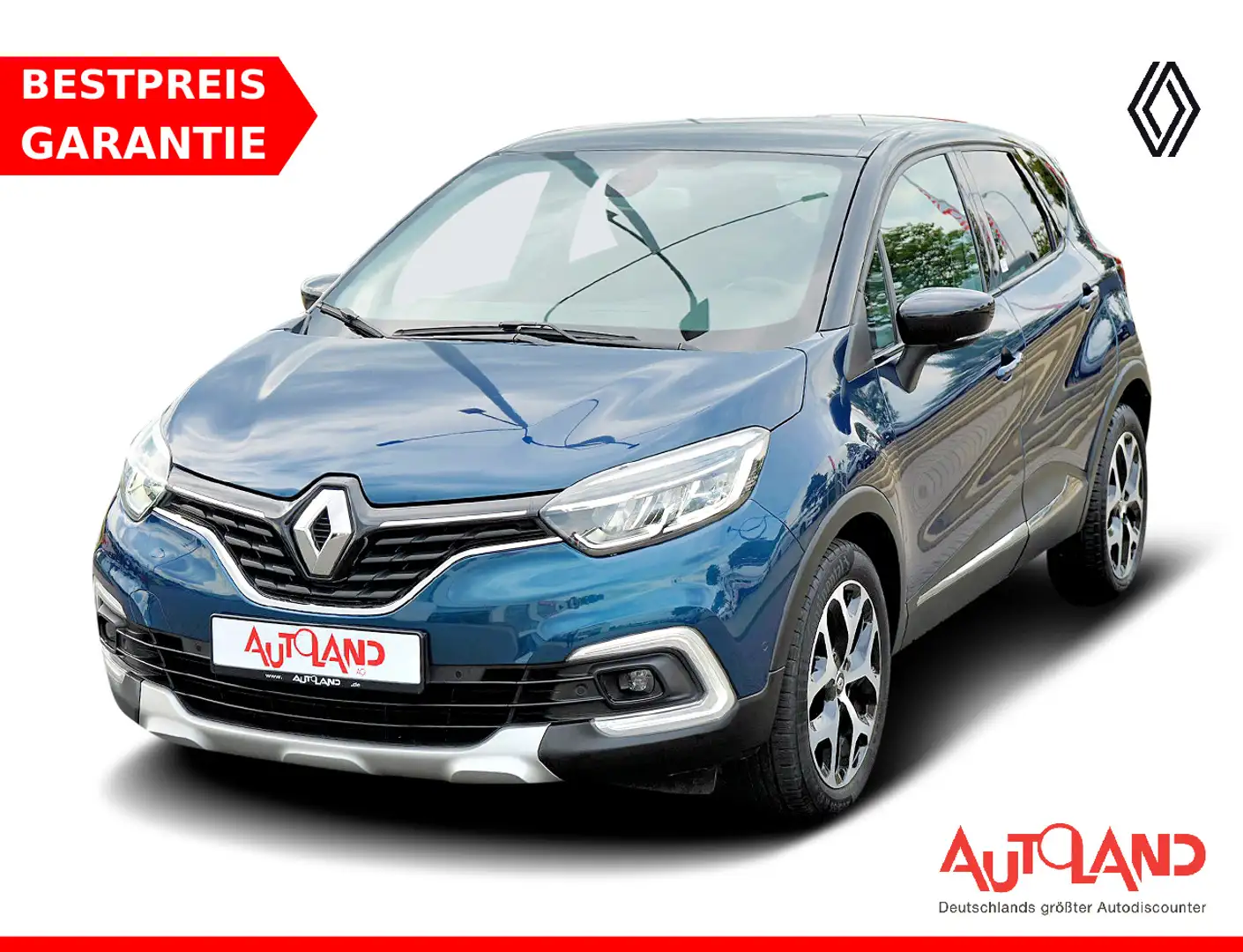 Renault Captur 1.2 TCe AT Intens T-Leder LED Navi Kamera Blau - 1