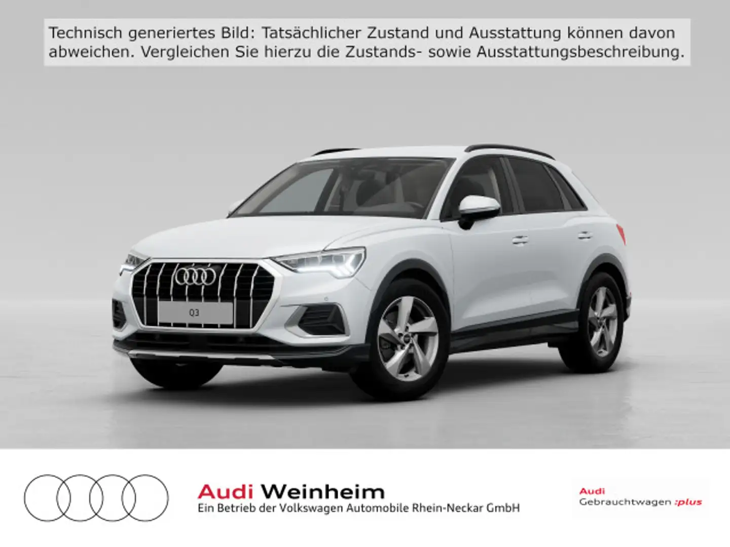 Audi Q3 35 TFSI LED Plus Kamera Navi S-tronic AHK vor Weiß - 2