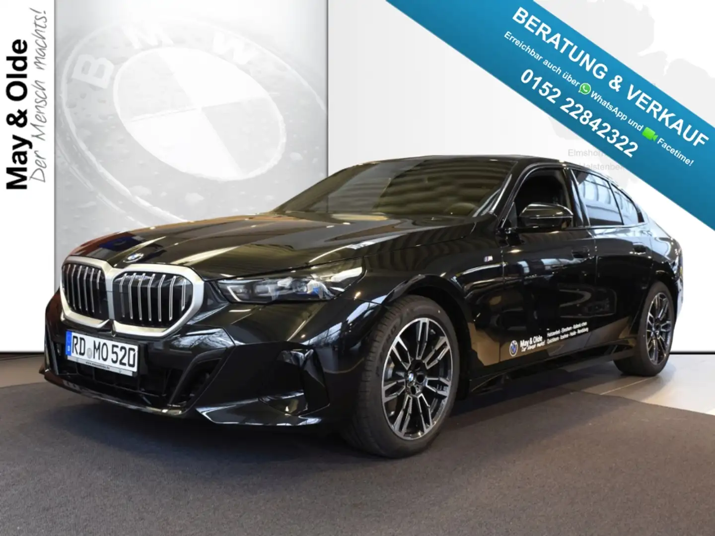 BMW 520 d M-Sport gewerbl.Leasing ab 619,- Euro netto Black - 1