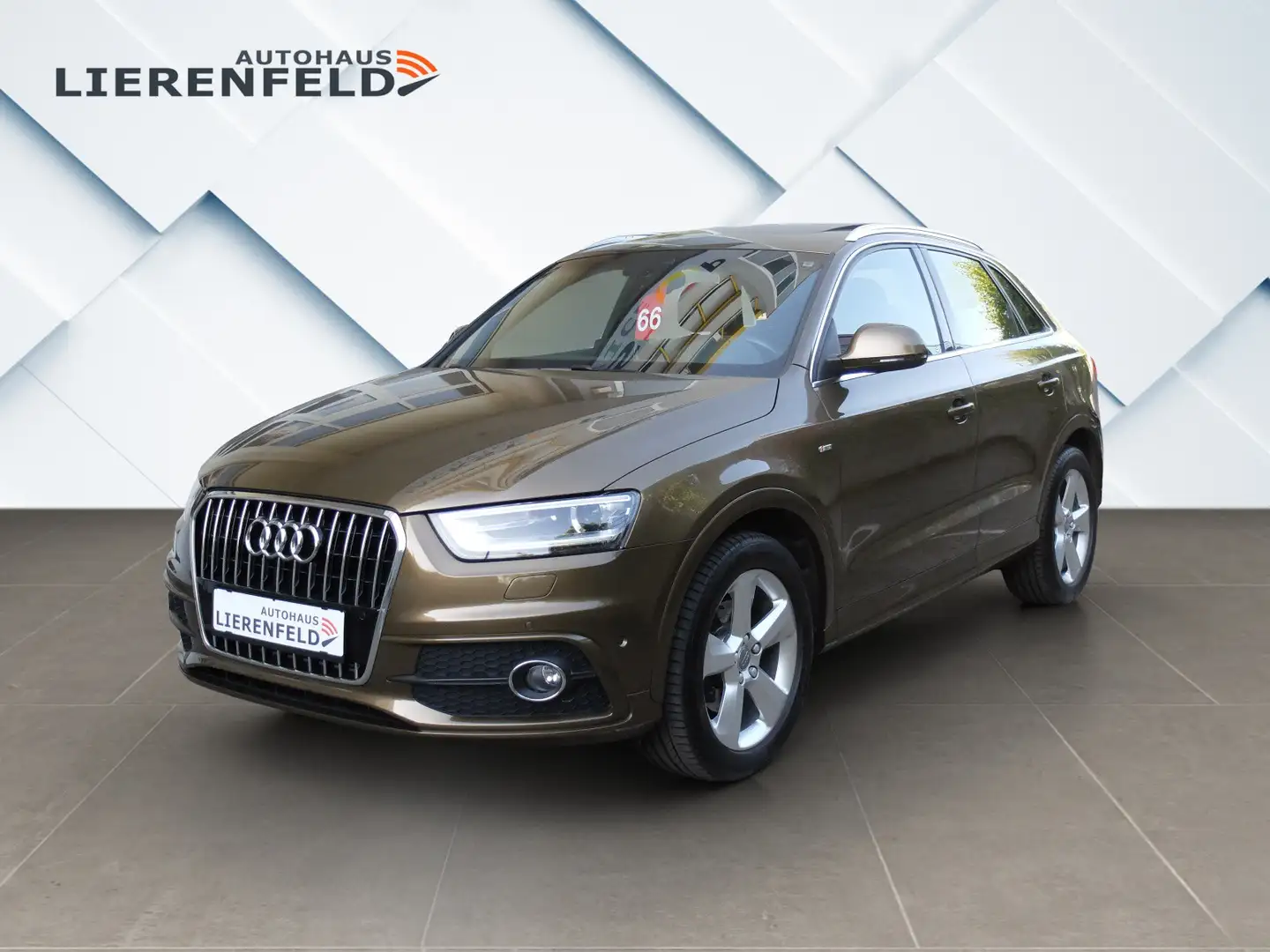 Audi Q3 2.0 TDI quattro S Line 1.Hand Audi Scheckheft Braun - 1