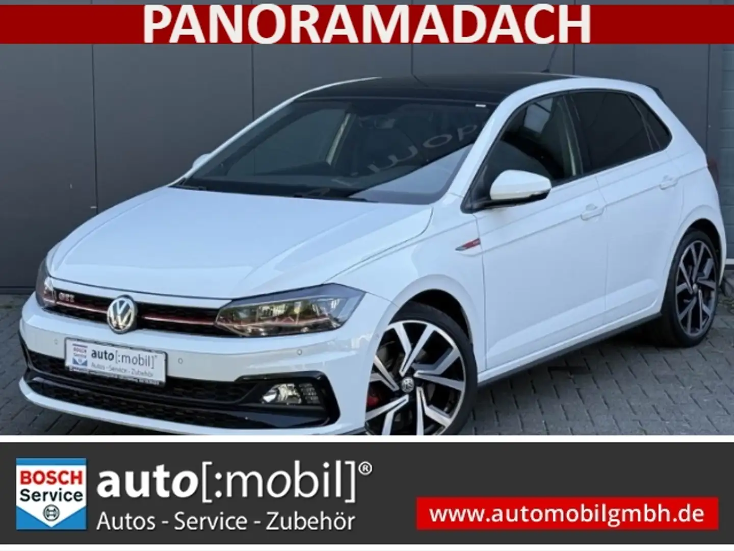 Volkswagen Polo GTI VI 2.0 TSV+DSG+PANORAMADACH+LED Blanc - 1