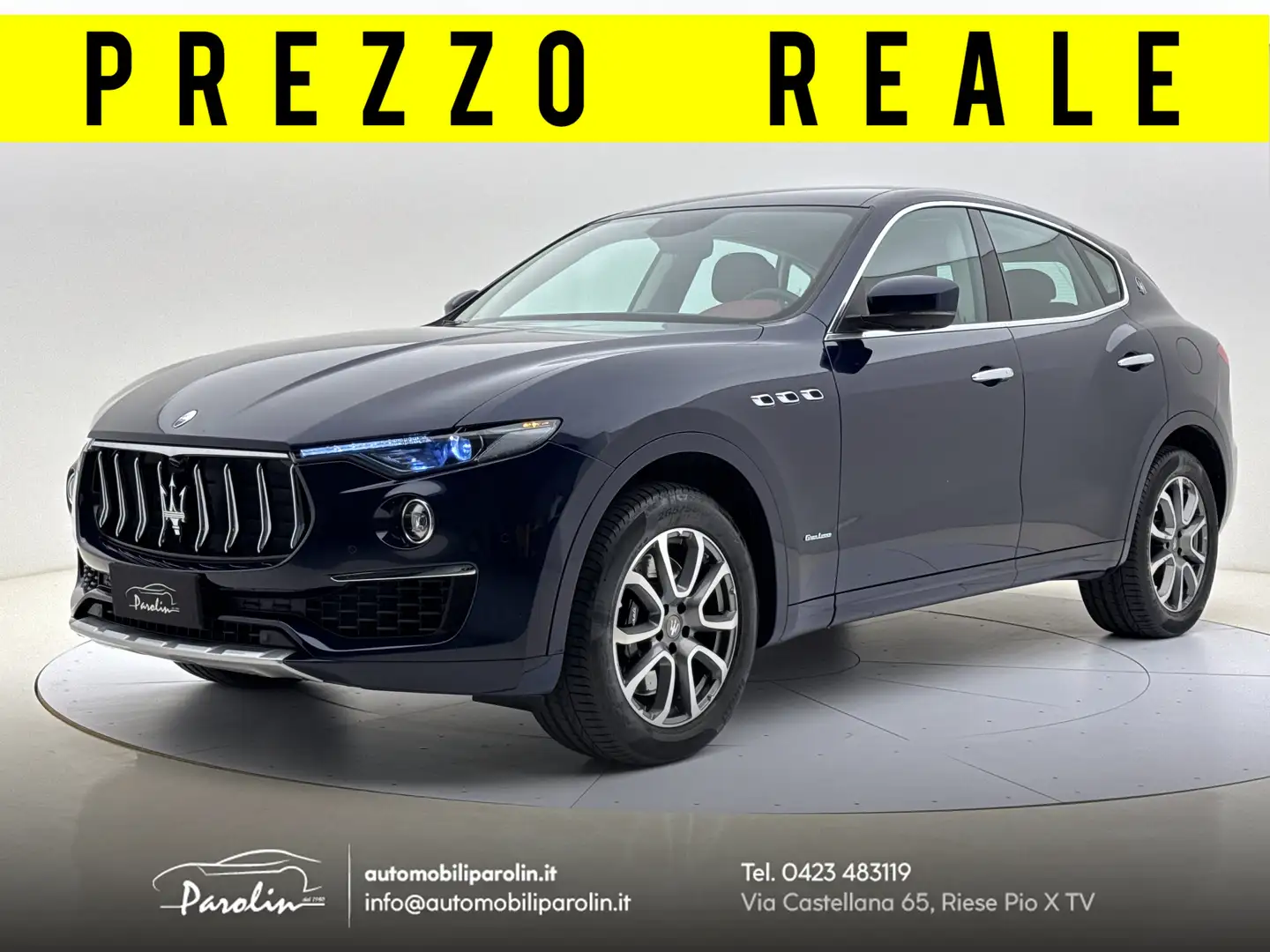 Maserati Levante 3.0 V6 Granlusso 1proprietario-tagliandi ufficiali Azul - 1