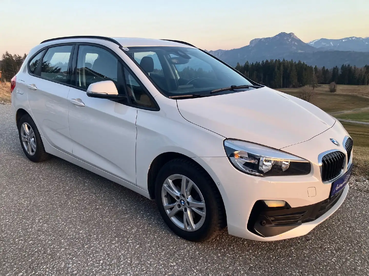 BMW 216 Active Tourer d Advantage Navi, PDC, Klimaaut, ACC Weiß - 2